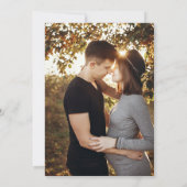 Bald kommt Gold Arch 2 Foto Neutrale Schwangerscha Ankündigung (Rückseite)