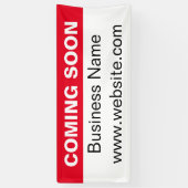 Bald kommt Red Black & White New Business Banner (Vertikal)
