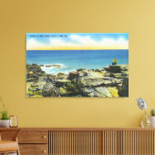 Bald Kopf Cliffs View the Rocks and Surf Leinwanddruck (Insitu (Wohnzimmer))