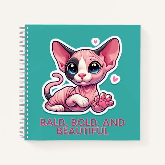 Bald kühl und schön auf Notebook Notizblock (Vorderseite)