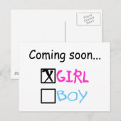 Bald... (Mädchen) Postkarte (Vorne/Hinten)