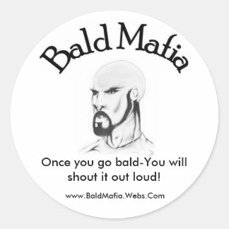 Bald Mafia Sticker - Groß