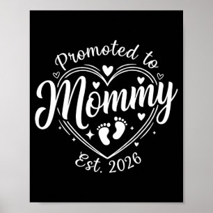 Bald Mama 2026 werdende Mutter Baby Poster