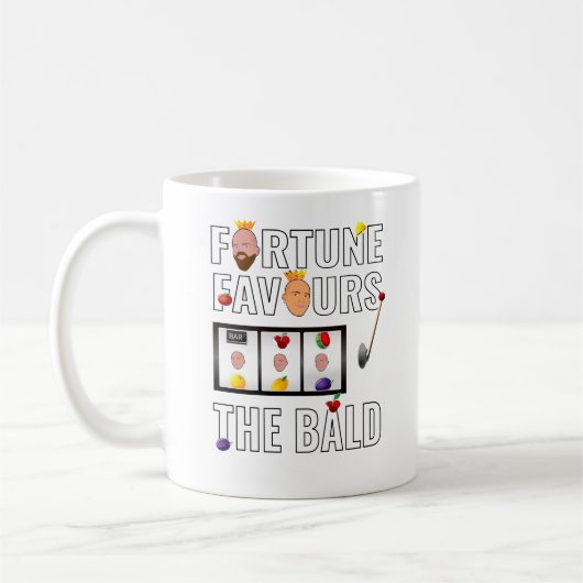 Bald Mann lustig Top lustige Glatze Witz Geschenk  Kaffeetasse (Links)