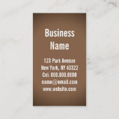 Bald Männer - Visitenkarte (Rückseite)