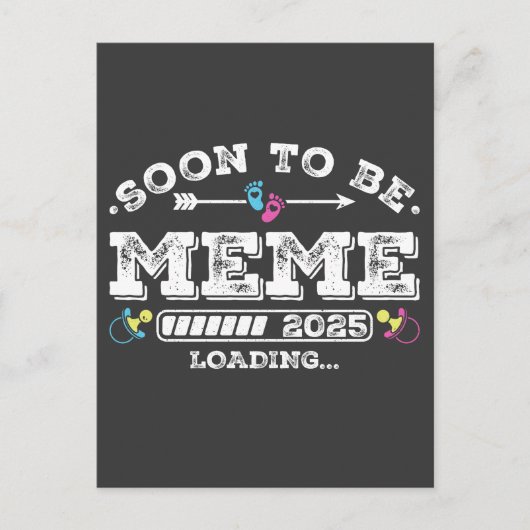 Bald Meme 2025 Wird Geladen Postkarte (Vorderseite)