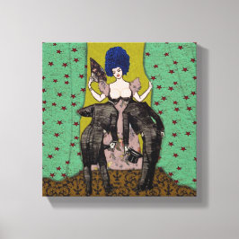 Bald Men ~ 10x10.75 dick gezogene Canvas Leinwanddruck