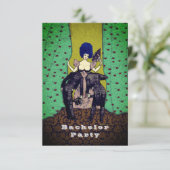 Bald Men - Bachelor Einladungen / UAWG (Stehend Vorderseite)