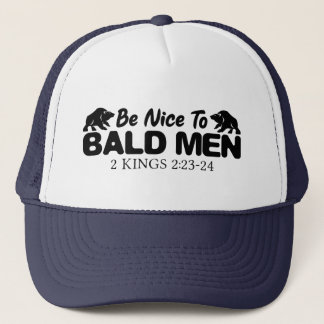 Bald Men Christlich Bible Verse Truckerkappe