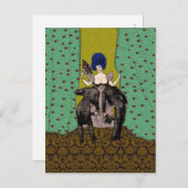 Bald Men ~ Postkarte / Einladung (Vorne/Hinten)