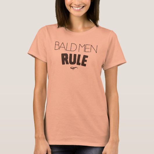 Bald Men Rule T-Shirt (Vorderseite)