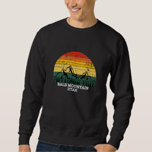 Bald Mountain Utah Retro Vintag Sweatshirt