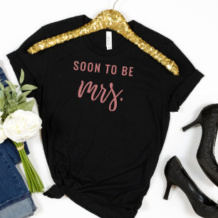Bald Mrs Bachelorette Braut T-Shirt