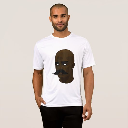 Bald Mustache T-Shirt (Vorne ganz)