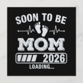 Bald Mutter 2026 Schwangerschaftsankündigung wird  Einladung (Vorderseite)