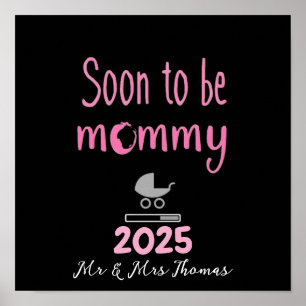 Bald Mutter Loading 2025 Lustiges T-Shirt Poster