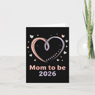 Bald Mutter Werden Est. 2026 Neugeborenes Baby Mut Karte