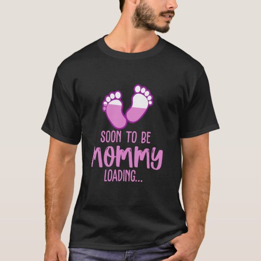Bald Mutter werdend Baby kommt bald Neue Mutter T-Shirt (Vorderseite)
