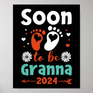 Bald Oma 2024 Zur Oma Befördert Poster