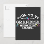 Bald Oma 2025 Loading Postkarte (Vorne/Hinten)