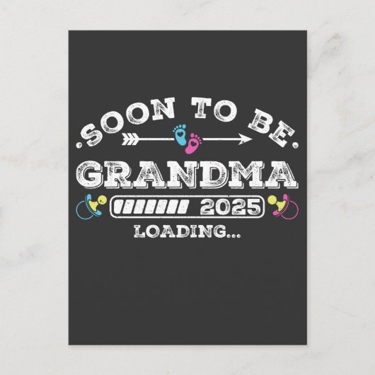 Bald Oma 2025 Loading Postkarte (Vorderseite)