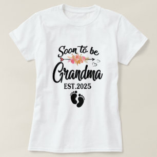 Bald Oma 2025 Zur Oma Befördert 2025 T-Shirt