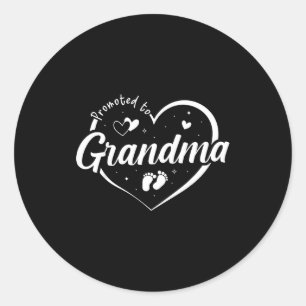 Bald Oma, bald Großmutter, neue Gigi F Runder Aufkleber