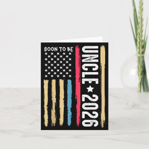 Bald Onkel 2026 Wird Neuer Onkel Werden Ankündigun Karte