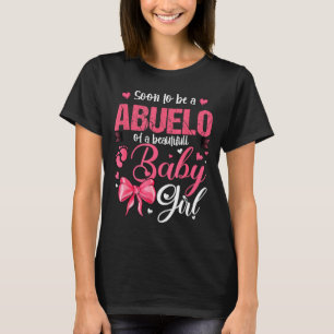 Bald Opa eines wunderschönen Babymädchens Gende T-Shirt