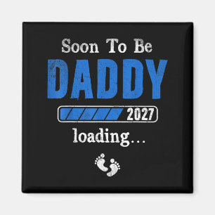 Bald Papa 2027 vsl. 2027 erster Vatertag Magnet