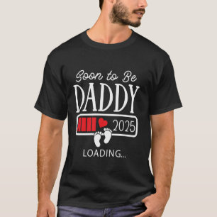 Bald Papa Est 2025 Zum Papa Befördert Neuer Vater T-Shirt