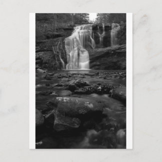 Bald River Falls bw.jpg Postkarte