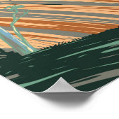 Bald Rock Nationalpark Australien Vintag Poster (Ecke)