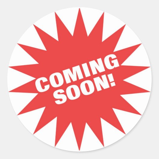 Bald Runder Aufkleber (Vorderseite)