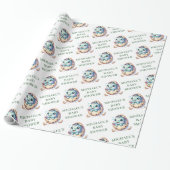 Bald Schlüpfend Baby Dino Süß Duschverpackungspapi Geschenkpapier (Ungerollt)