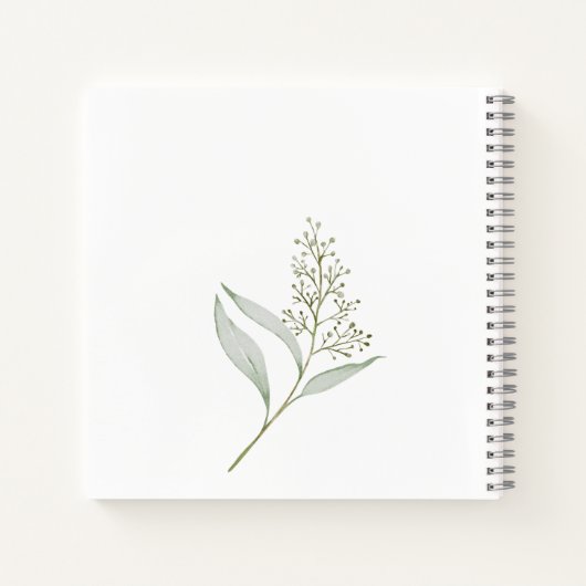 Bald schnelles Gästebuch für kleine Vogelscheuchen Notizblock (Rückseite)