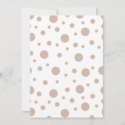 Bald schnuppern kleiner Vogelbändchen Boho Zelt Ba Einladung (Rückseite)