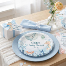 Bald sehen wir uns Baby-Party Ozean Kreatur Baby S