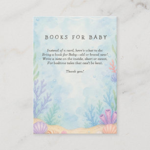 Bald sehen wir uns Baby Shower Bücher fürs Baby Begleitkarte