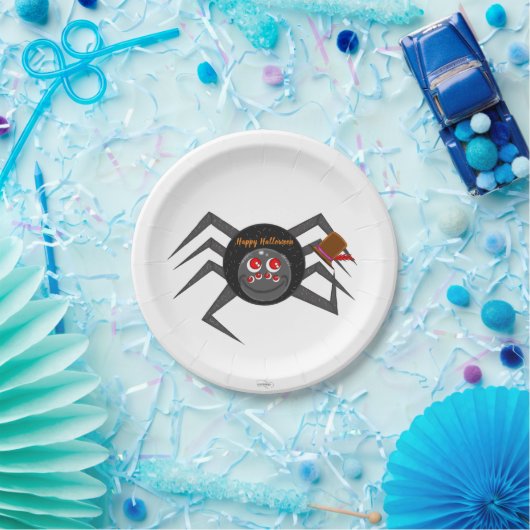 Bald Spider Pappteller (Party)