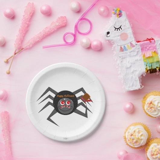 Bald Spider Pappteller (Party)