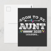 Bald Tante 2025 Loading Postkarte (Vorne/Hinten)