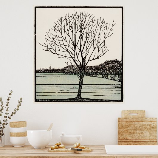 Bald Tree Poster (Küche)