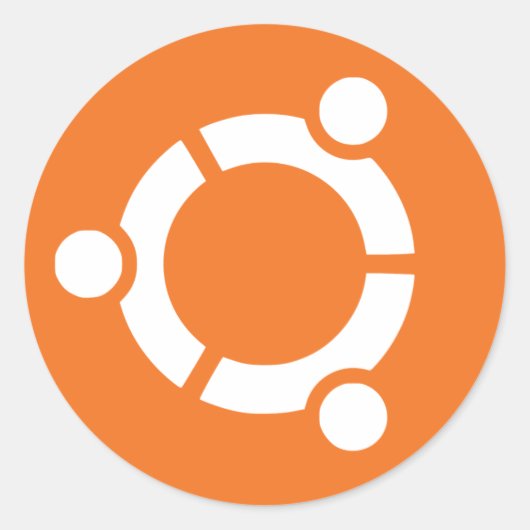 Bald Ubuntu Runder Aufkleber (Vorderseite)