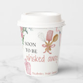 Bald, um aus dem Brautparty Papier Tasse. Pappbecher (Vorderseite)