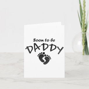 Bald, um Daddy New Dad Funny Vater Joke Daddy sein Karte