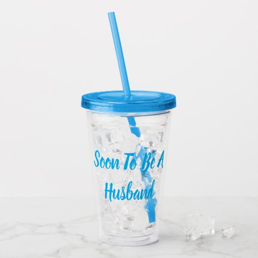 Bald, um ein Ehemann zu sein Acryltrinkbecher (Vorderseite Ice)