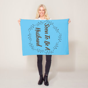 Bald, um ein Ehemann zu sein Fleecedecke