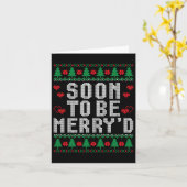 Bald, um froh sein Verlobten Paare Match Ugly C Karte (Gelbe Blume)