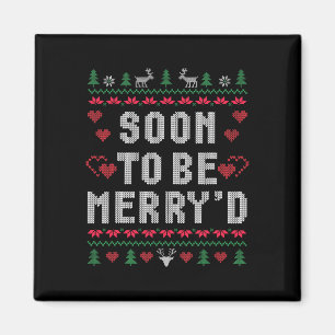 Bald, um froh sein Verlobten Paare Match Ugly C Magnet